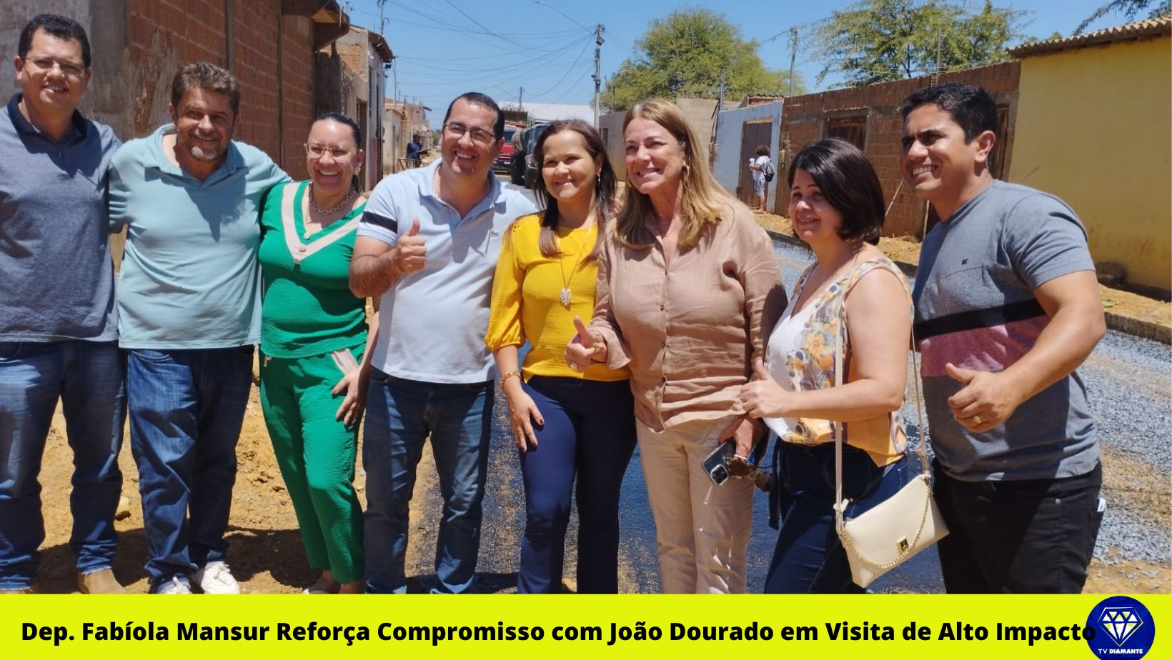 Deputada Fabíola Mansur Reforça Compromisso com João Dourado em Visita de Alto Impacto