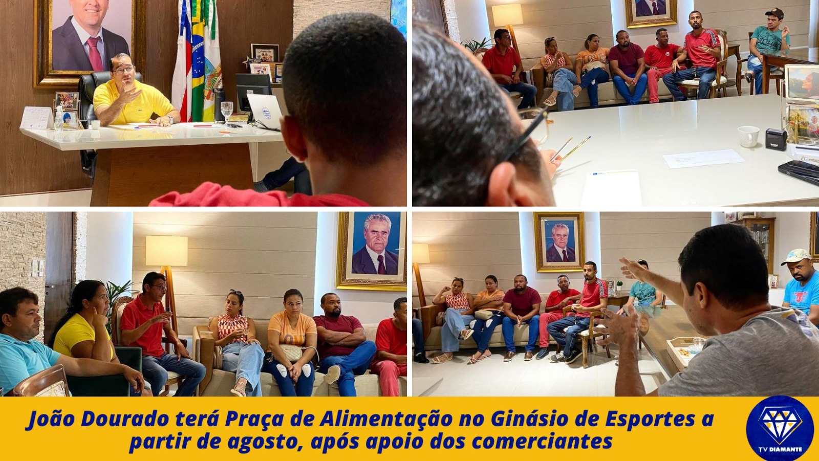 João Dourado terá Praça de Alimentação no Ginásio de Esportes a partir de agosto, após apoio dos comerciantes