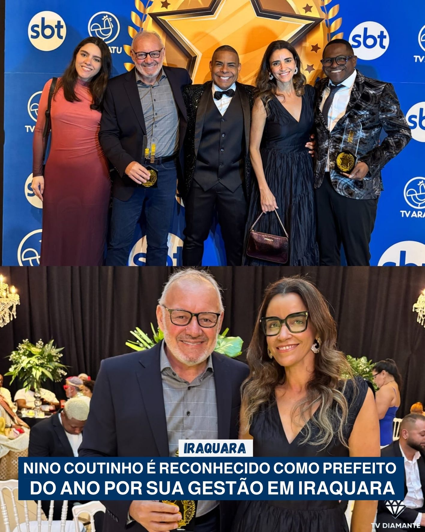IRAQUARA:Nino Coutinho é reconhecido como Prefeito do Ano por sua gestão em Iraquara