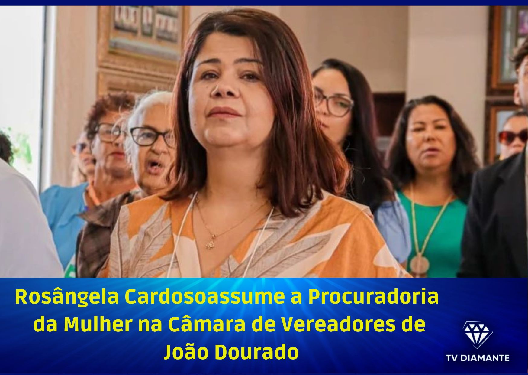 Rosângela Cardoso Assume a Procuradoria da Mulher na Câmara de Vereadores de João Dourado