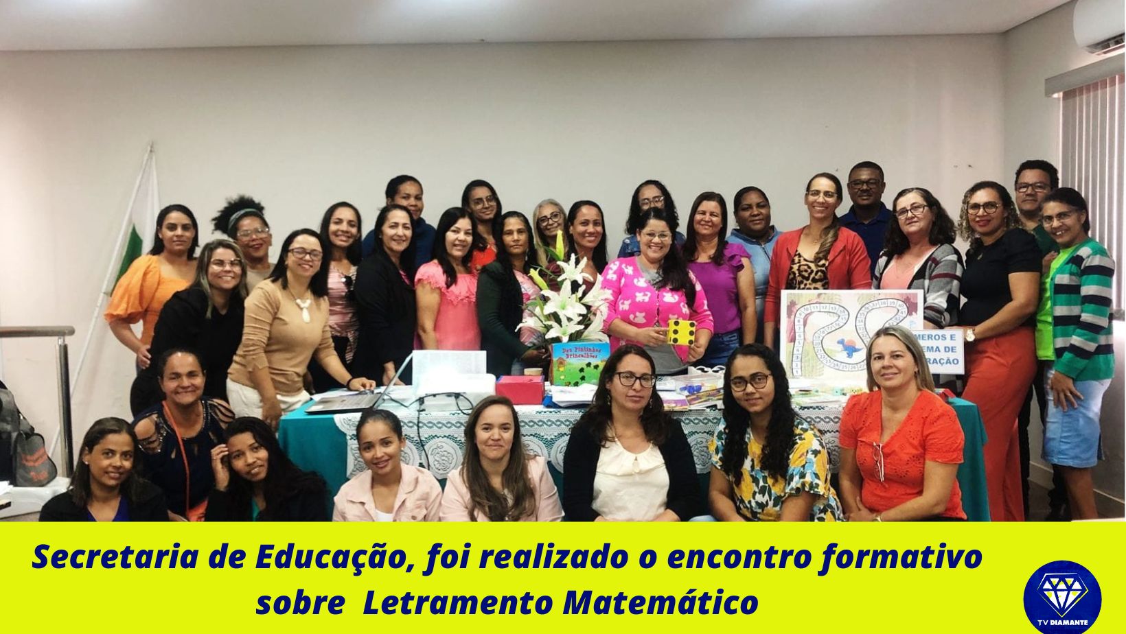 ​Secretaria de Educação, foi realizado o encontro formativo sobre Letramento Matemático