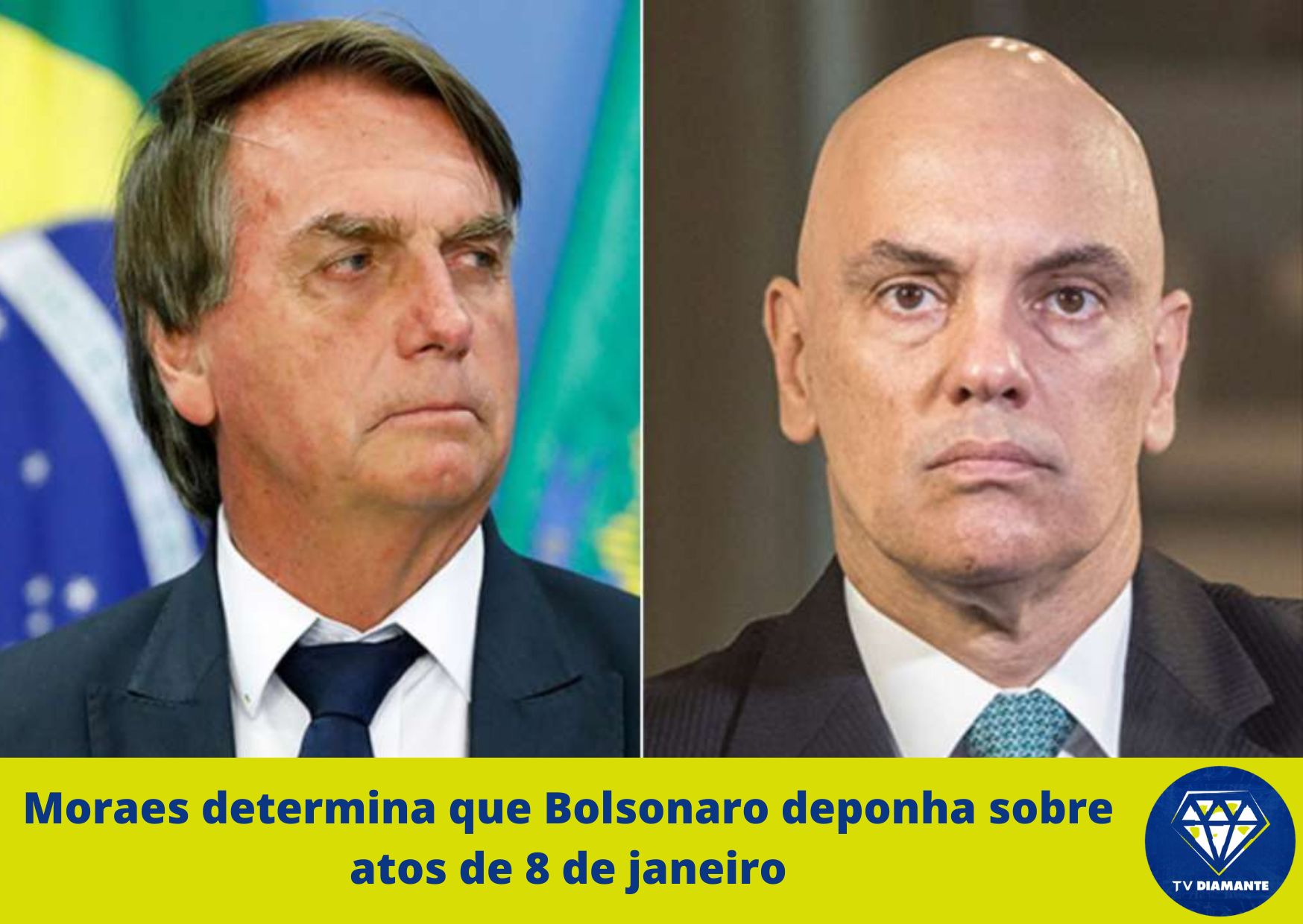 Moraes determina que Bolsonaro deponha sobre atos de 8 de Janeiro