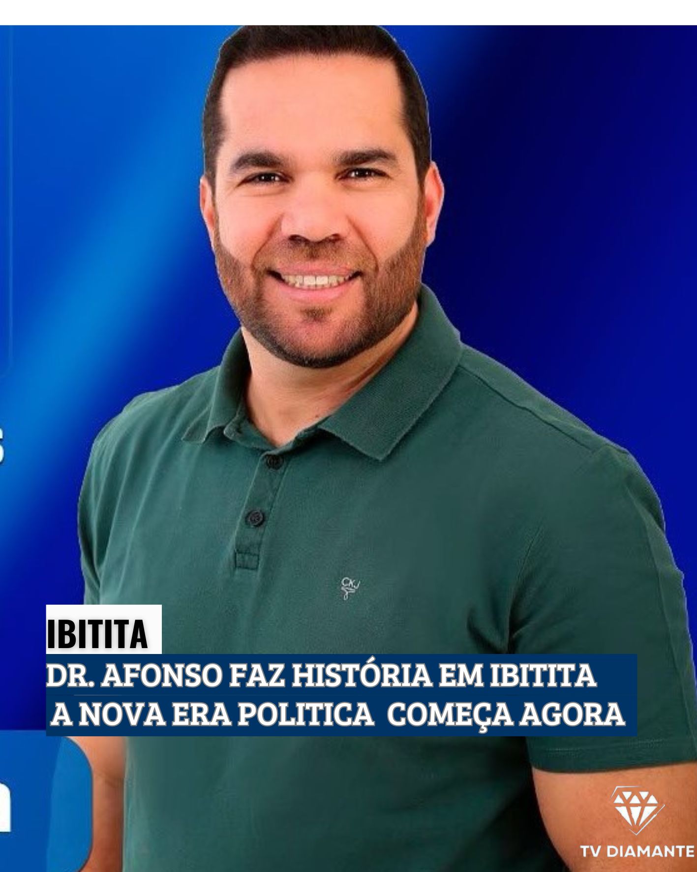 DR. AFONSO FAZ HISTORIA EM IBITITA, A NOVA ERA POLITICA COMEÇA AGORA