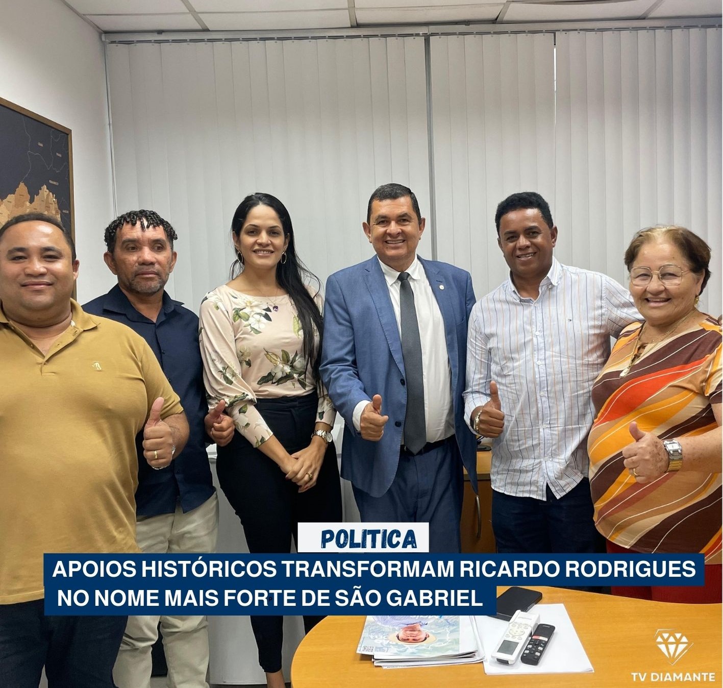 POLITICA:APOIOS HISTÓRICOS TRANSFORMAM RICARDO RODRIGUES NO NOME MAIS FORTE DE SÃO GABRIEL