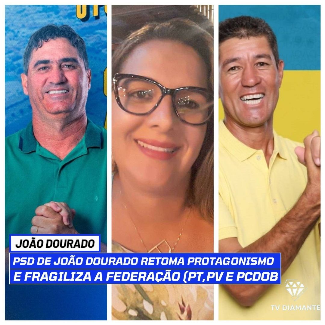 JOÃO DOURADO:PSD de João Dourado Retoma Protagonismo e Fragiliza a Federação