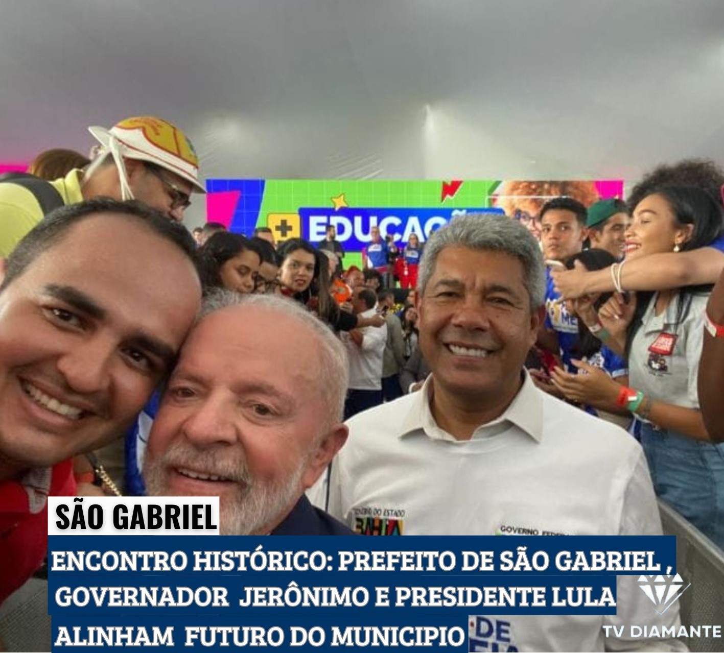 SÃO GABRIEL: Encontro Histórico: Prefeito de São Gabriel, Governador Jerônimo e Presidente Lula Alinham Futuro do Município