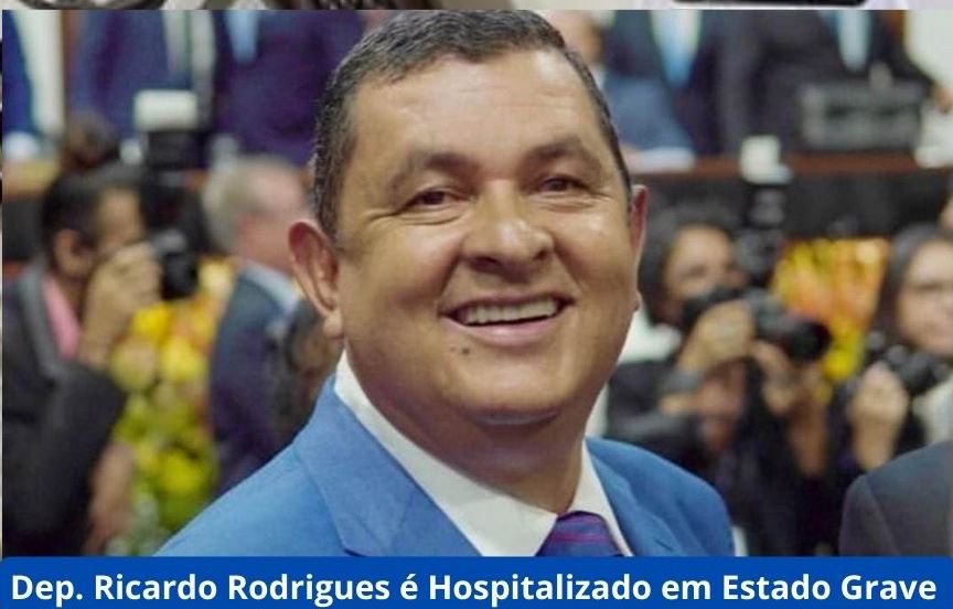 ​O deputado Ricardo Rodrigues sofreu, na manhã desta quinta-feira (6), um mal estar e precisou ser internado.