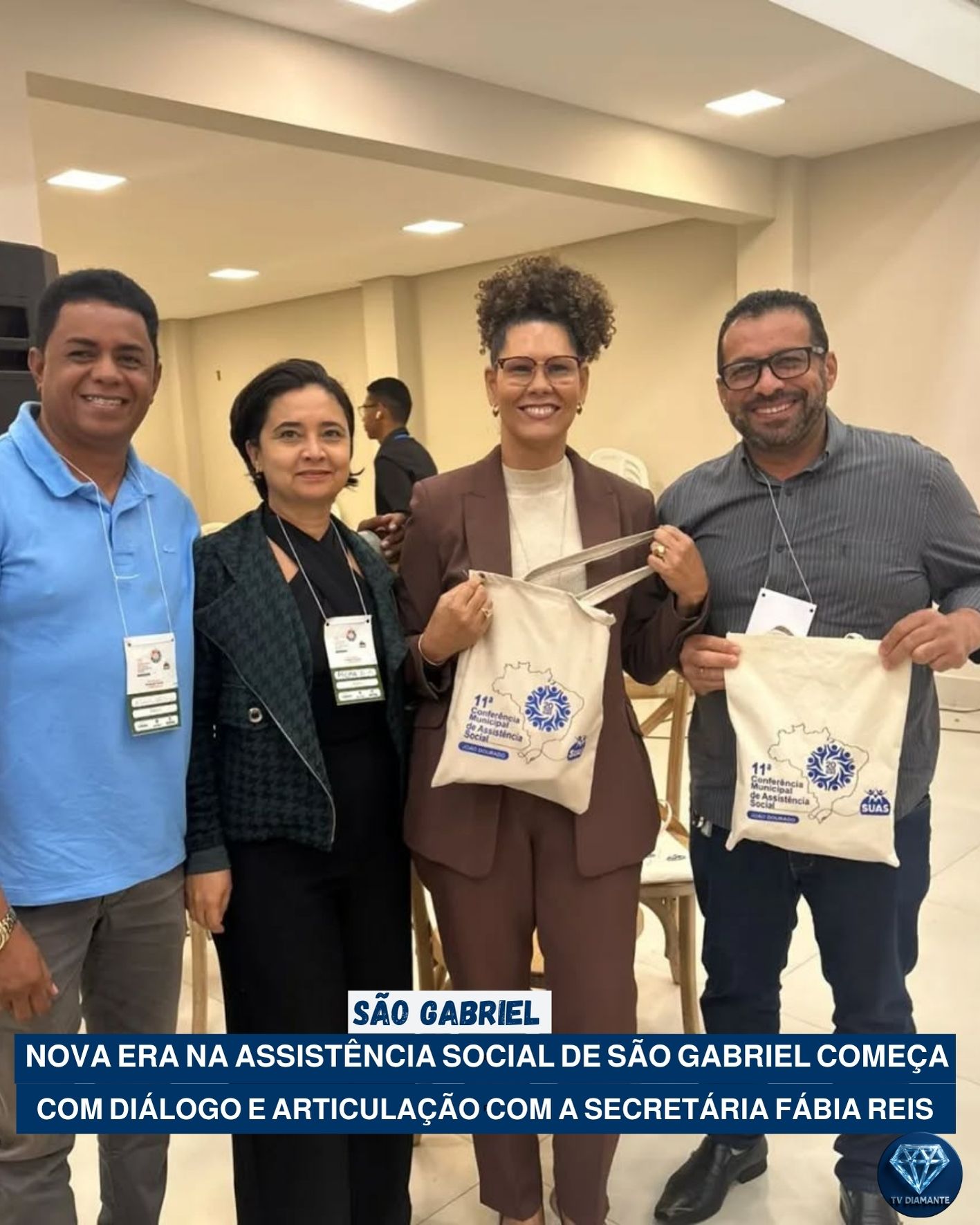 SÃO GABRIEL: Nova era na assistência social de São Gabriel começa com diálogo e articulação com a secretária Fábia Reis