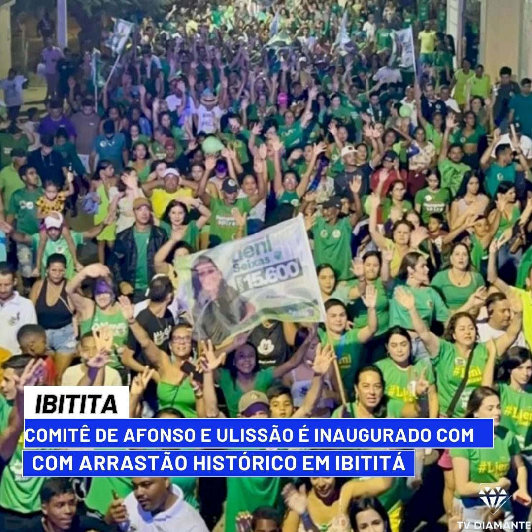 IBITITA; Comitê de Afonso e Ulissão é Inaugurado com Arrastão Histórico em Ibititá