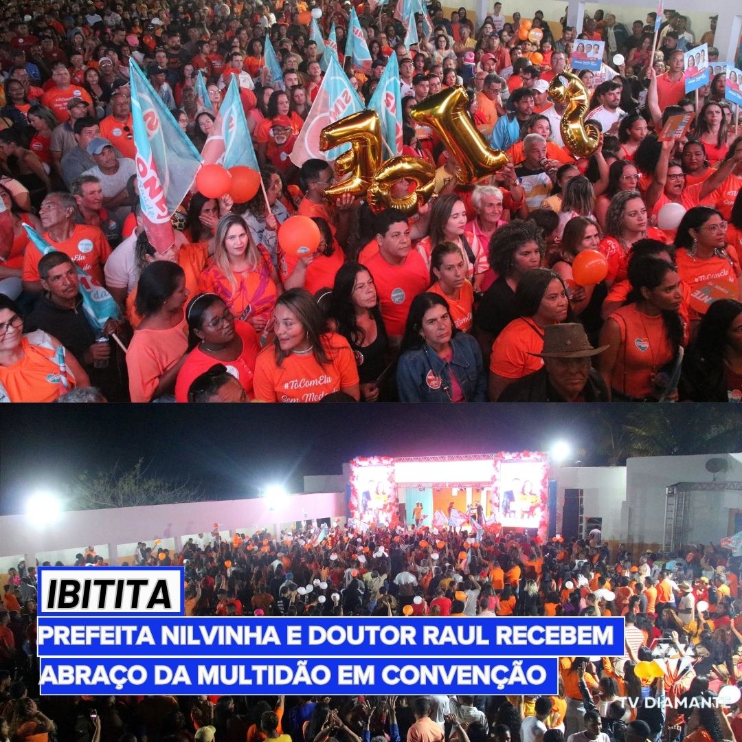 IBITITA:Multidão Abraça Prefeita Nilvinha e Vice-Doutor Raul em Passeata Marcante