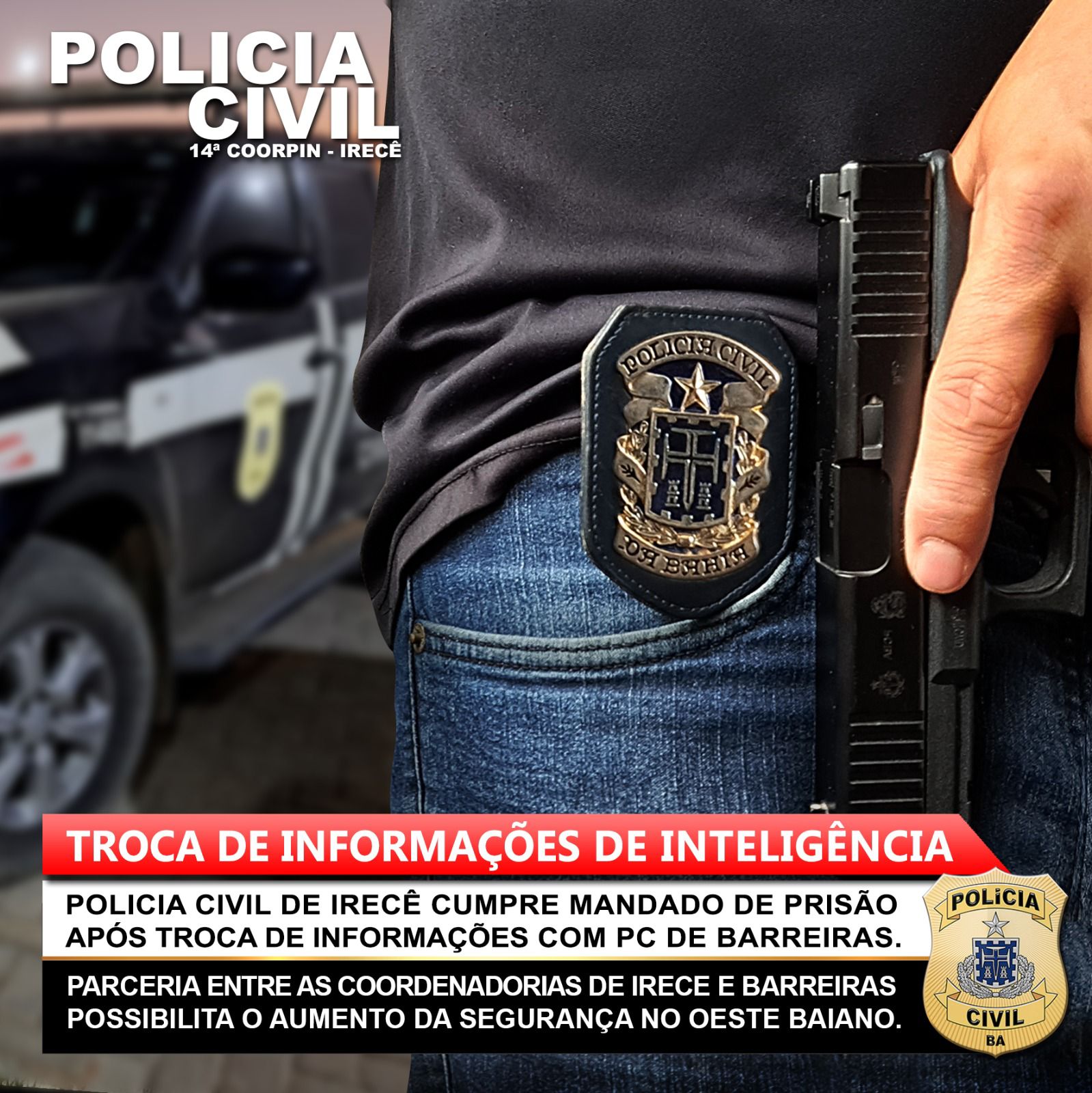 CUMPRIMENTO DE MANDADO DE PRISÃO PREVENTIVA