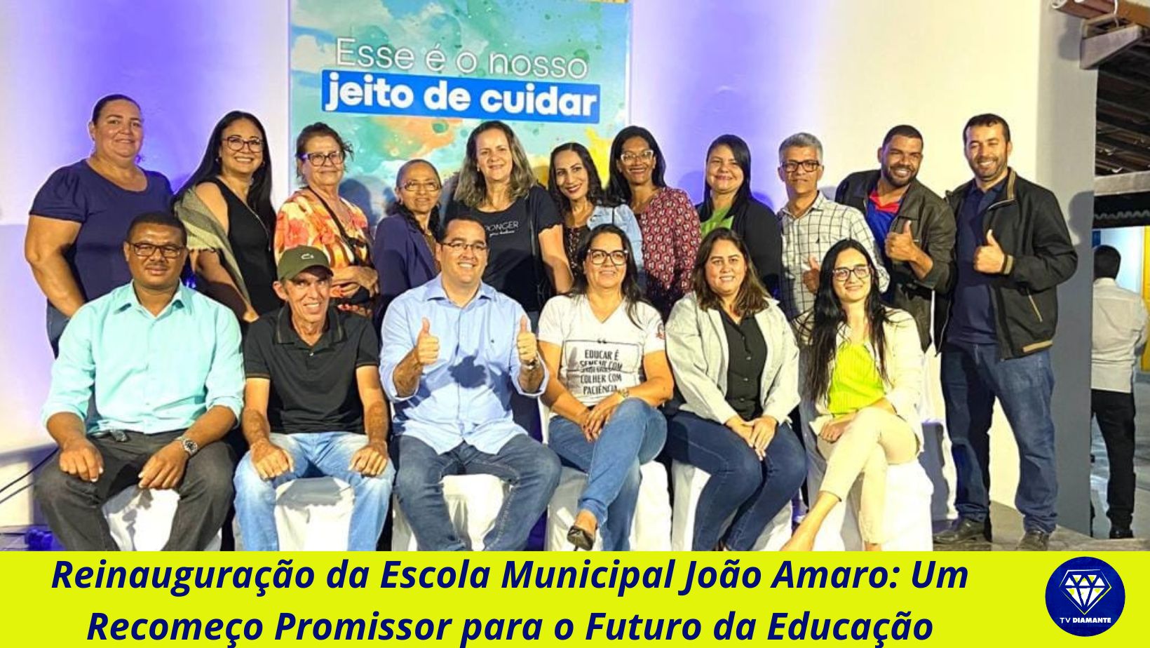Reinauguração da Escola Municipal João Amaro: Um Recomeço Promissor para o Futuro da Educação