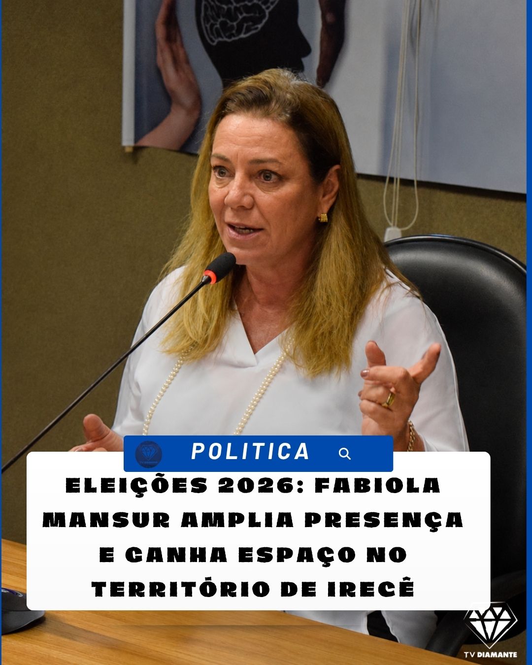 ELEIÇÃO 2026:ELEIÇÕES 2026: FABIOLA MANSUR AMPLIA PRESENÇA E GANHA ESPAÇO NO TERRITÓRIO DE IRECÊ