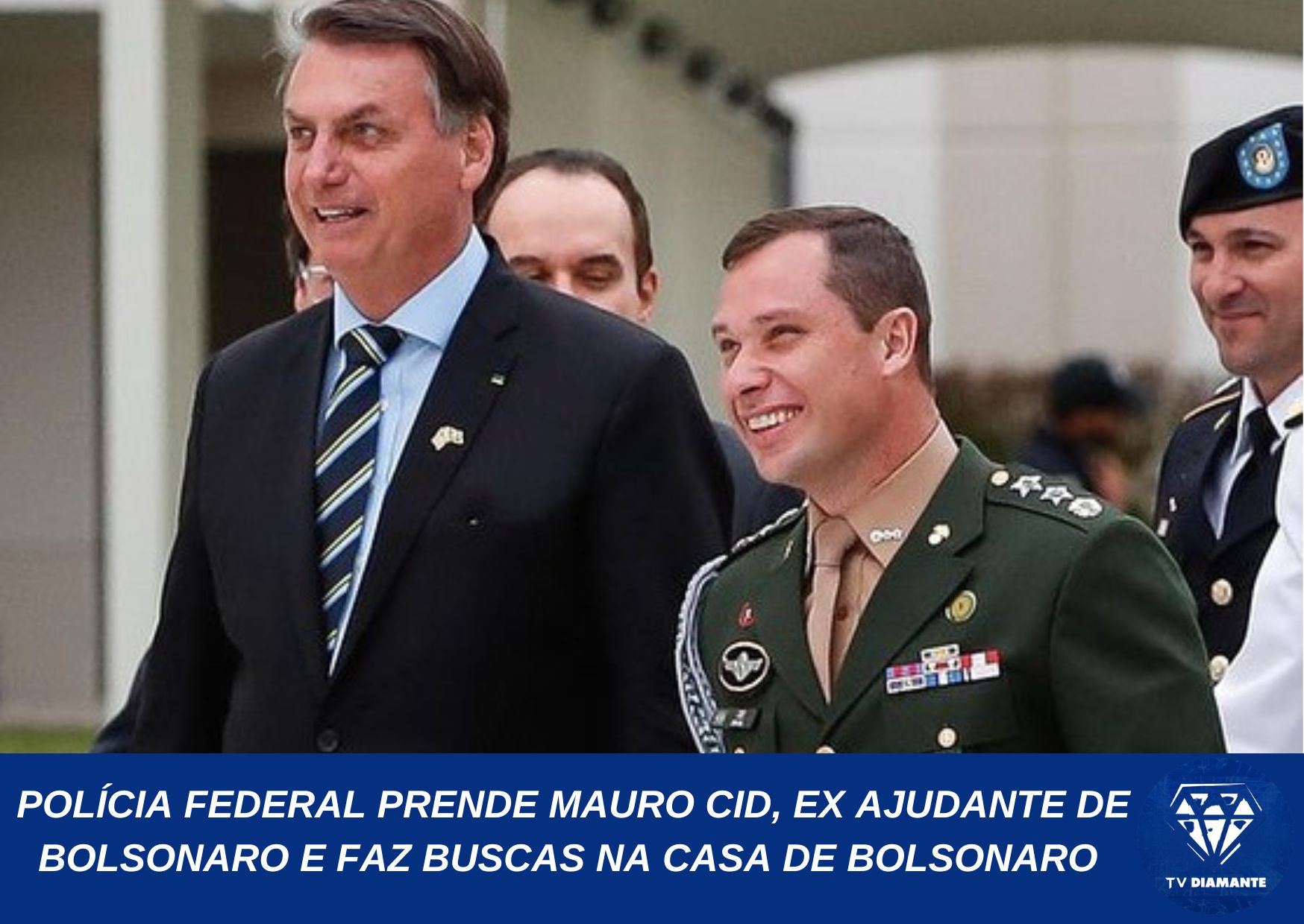 POLÍCIA FEDERAL PRENDE MAURO CID, EX AJUDANTE DE BOLSONARO E FAZ BUSCAS NA CASA DE BOLSONARO