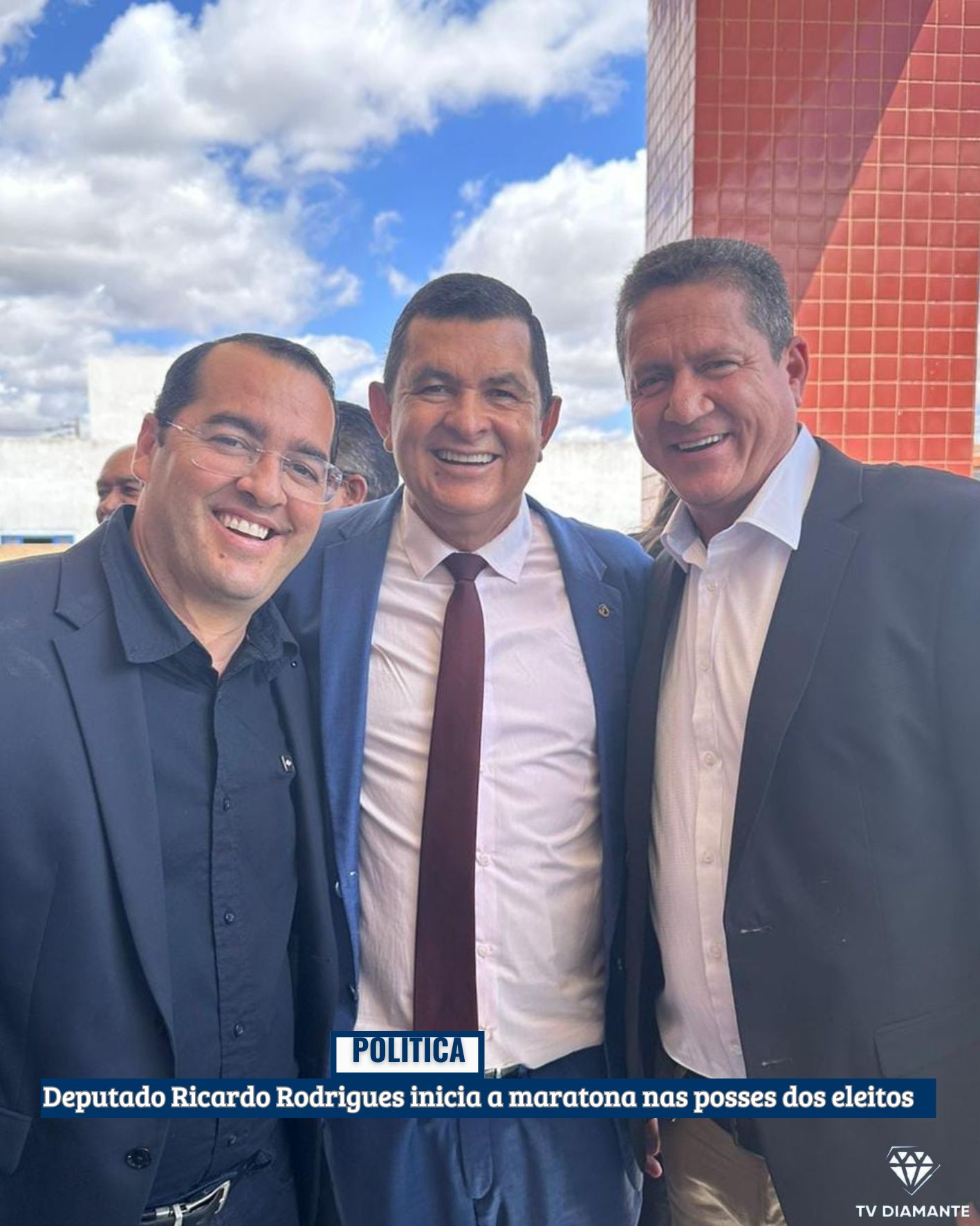 POLITICA: ​Deputado Ricardo Rodrigues inicia a maratona nas posses dos eleitos