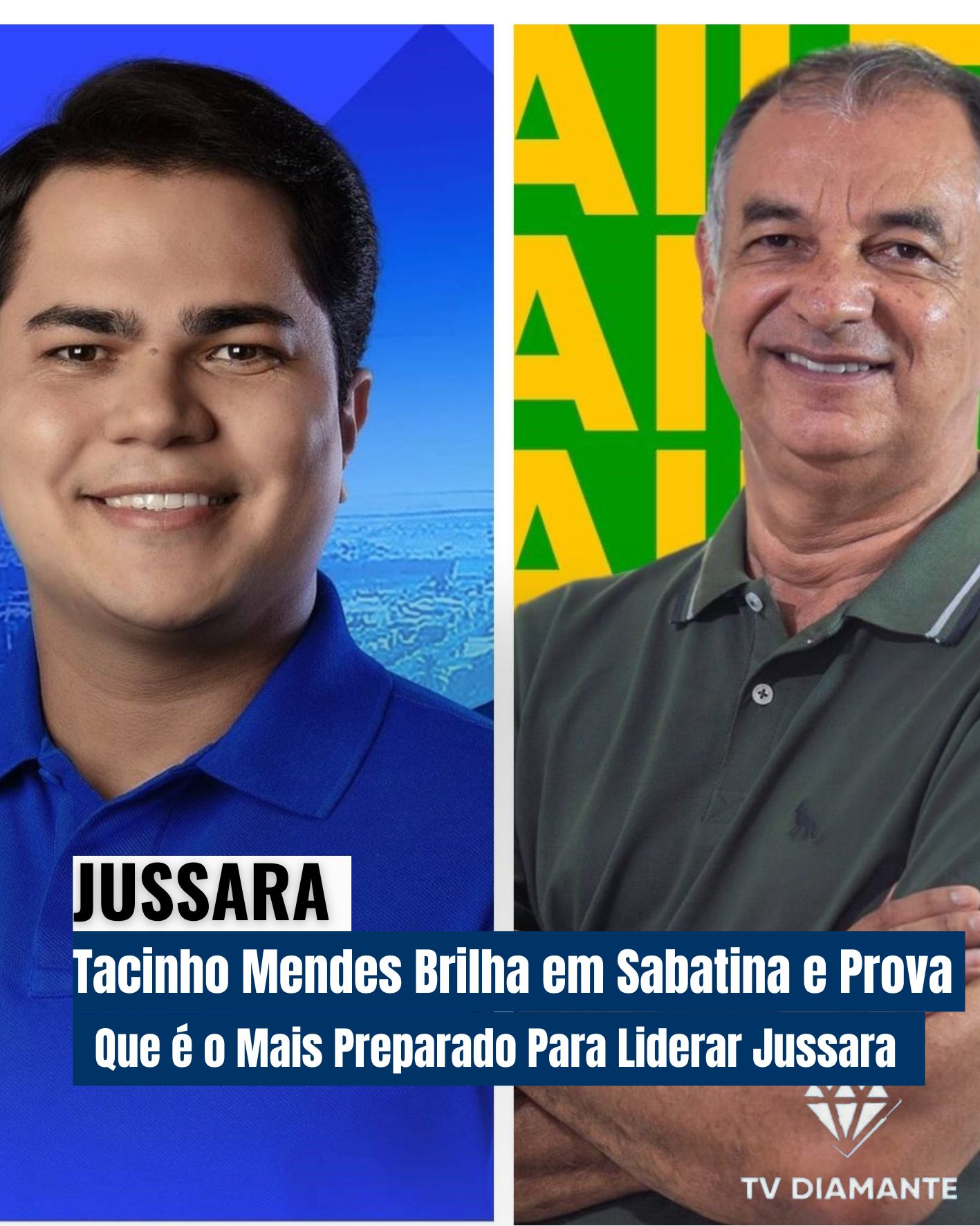 JUSSARA: Tacinho Mendes Brilha em Sabatina e Prova Que É o Mais Preparado Para Liderar Jussara