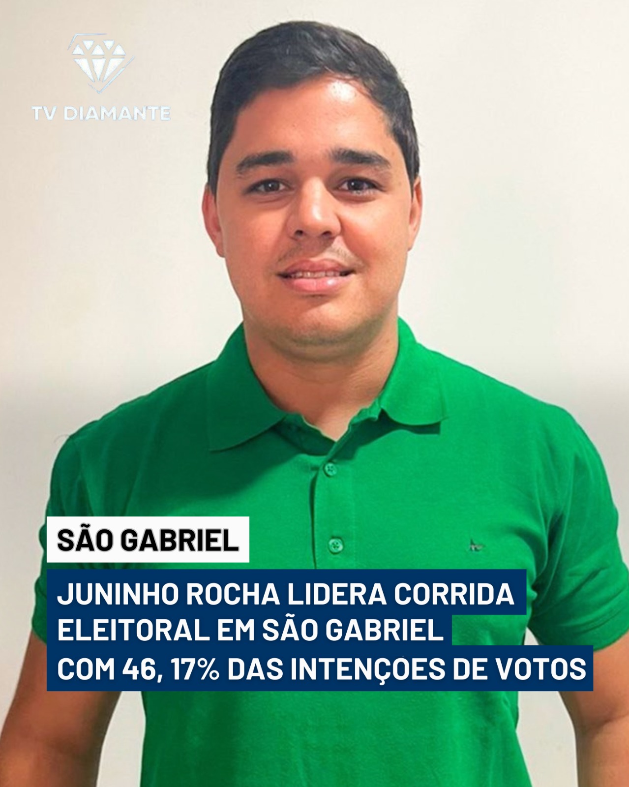 ​BN/Séculus: Juninho Rocha lidera disputa para a prefeitura de São Gabriel