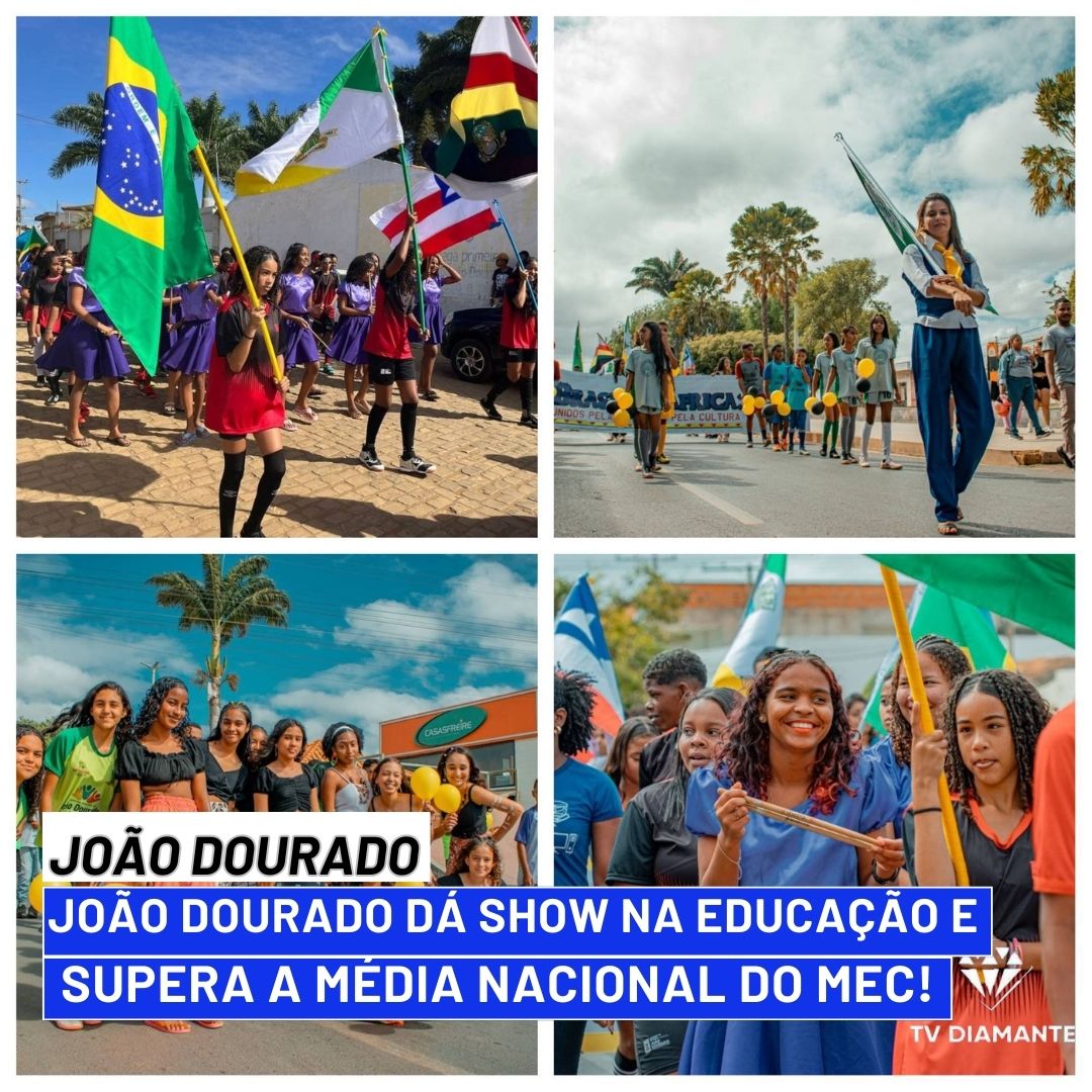 JOÃO DOURADO: João Dourado Dá Show na Educação e Supera a Média Nacional do MEC!