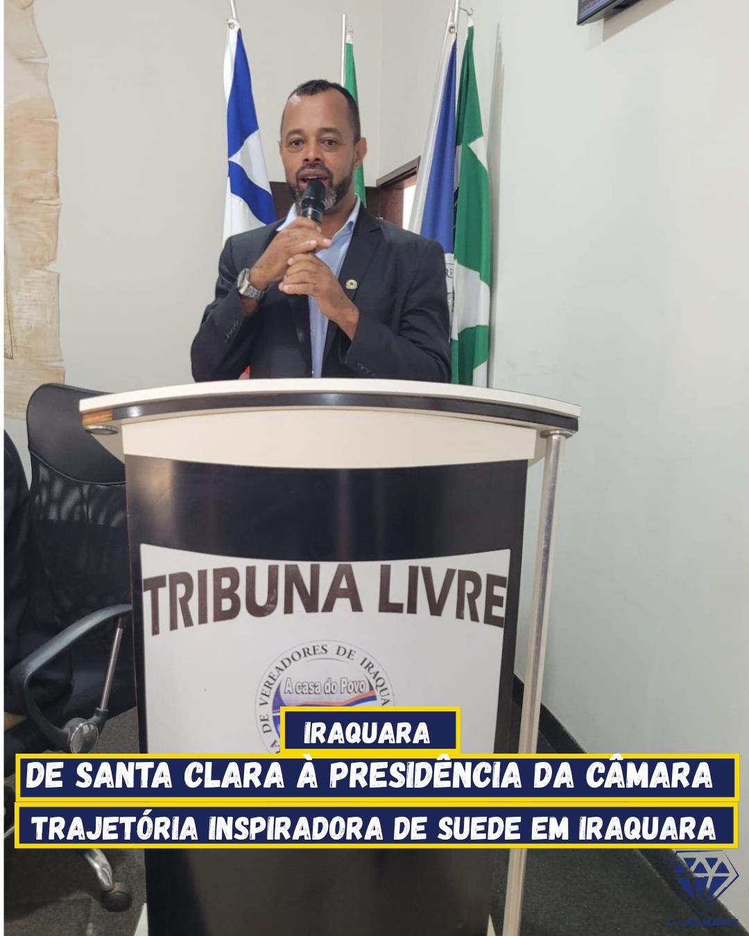 POLITICA: DE SANTA CLARA À PRESIDÊNCIA DA CÂMARA: A TRAJETÓRIA INSPIRADORA DE SUEDE EM IRAQUARA