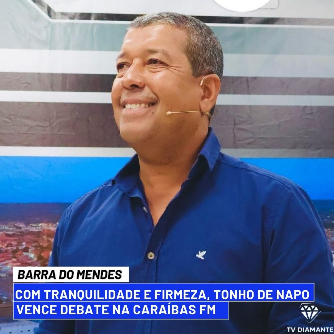 BARRA DO MENDES: Com Tranquilidade e Firmeza, Tonho de Napo Vence Debate na Caraíbas FM"