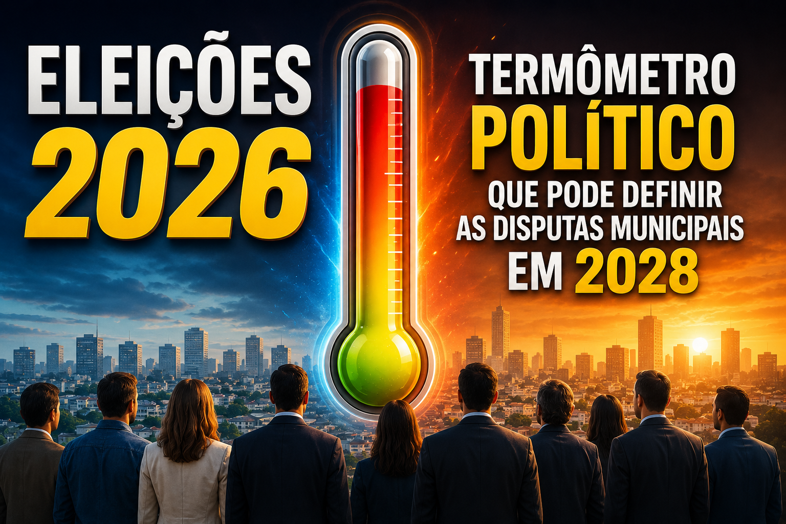 NOTIICAS D A POLITICA: ​ELEIÇÕES 2026: O TERMÔMETRO POLÍTICO QUE PODE DEFINIR AS DISPUTAS MUNICIPAIS DE 2028