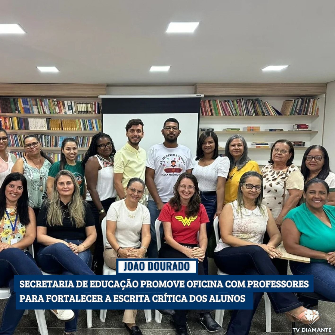JOÃO DOURADO:  ​SECRETARIA DE EDUCAÇÃO PROMOVE OFICINA COM PROFESSORES PARA FORTALECER A ESCRITA CRÍTICA DOS ALUNOS