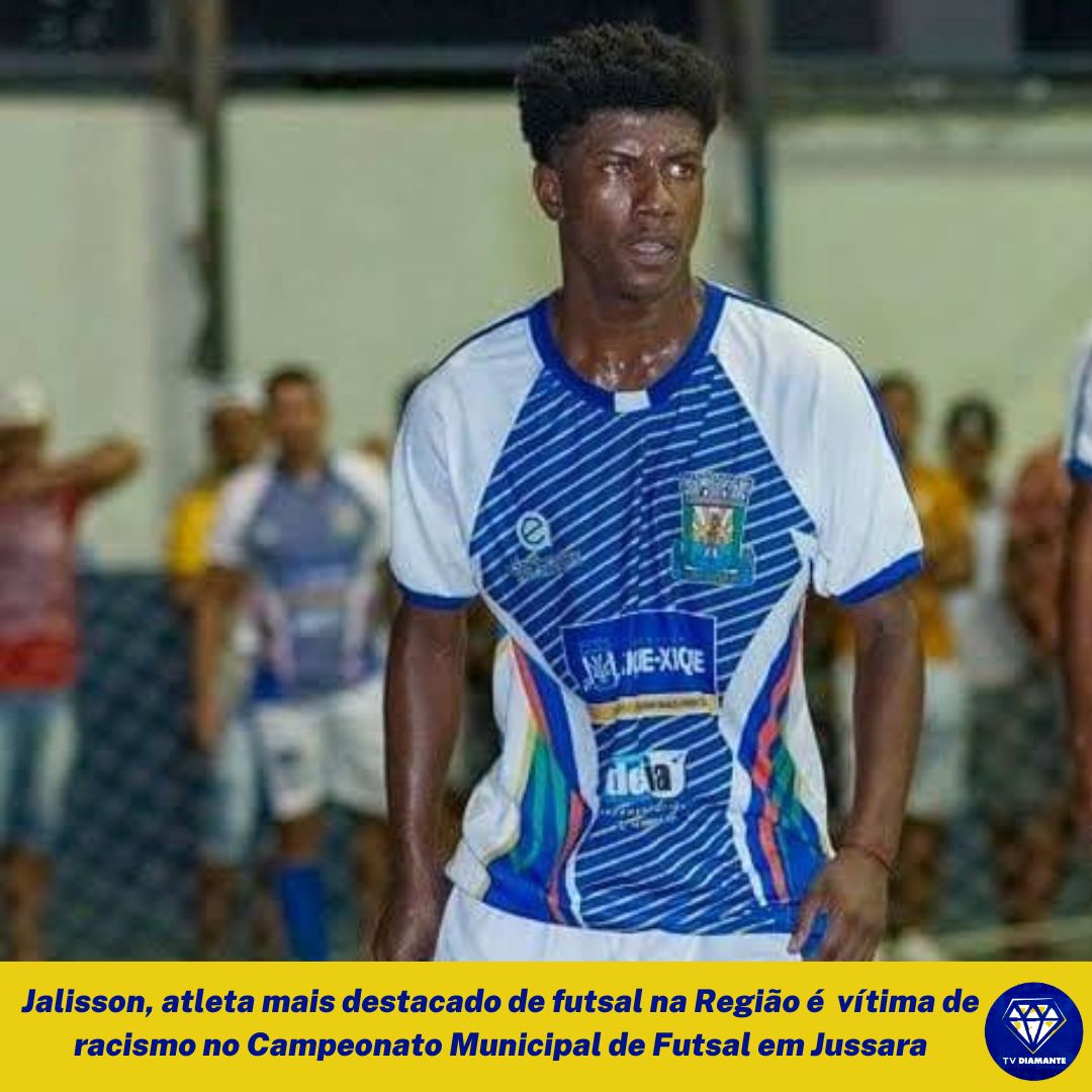 Jalisson, atleta mais destacado de futsal na Região é vítima de racismo no Campeonato Municipal de Futsal em Jussara