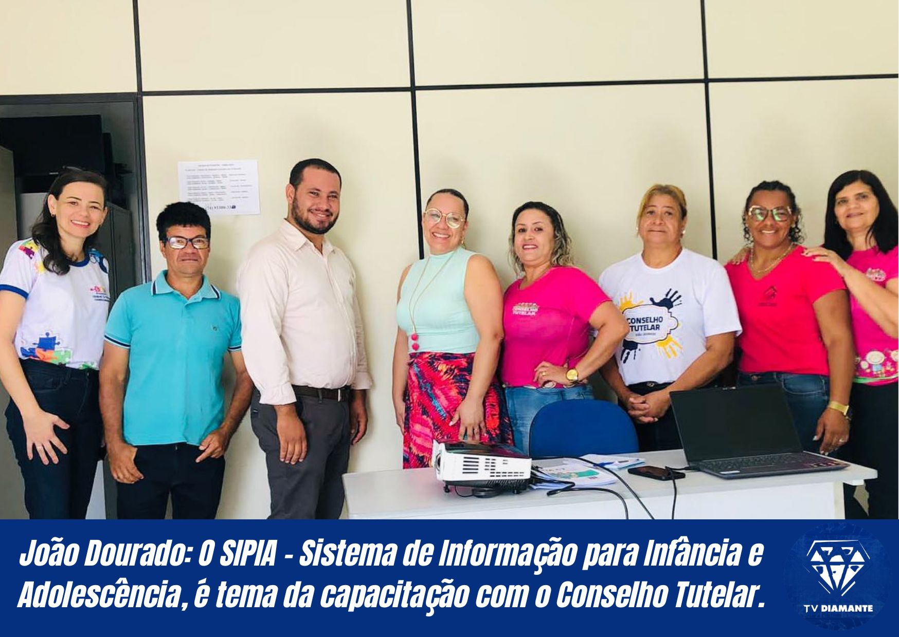 ​O SIPIA - Sistema de Informação para Infância e Adolescência, é tema da capacitação com o Conselho Tutelar.