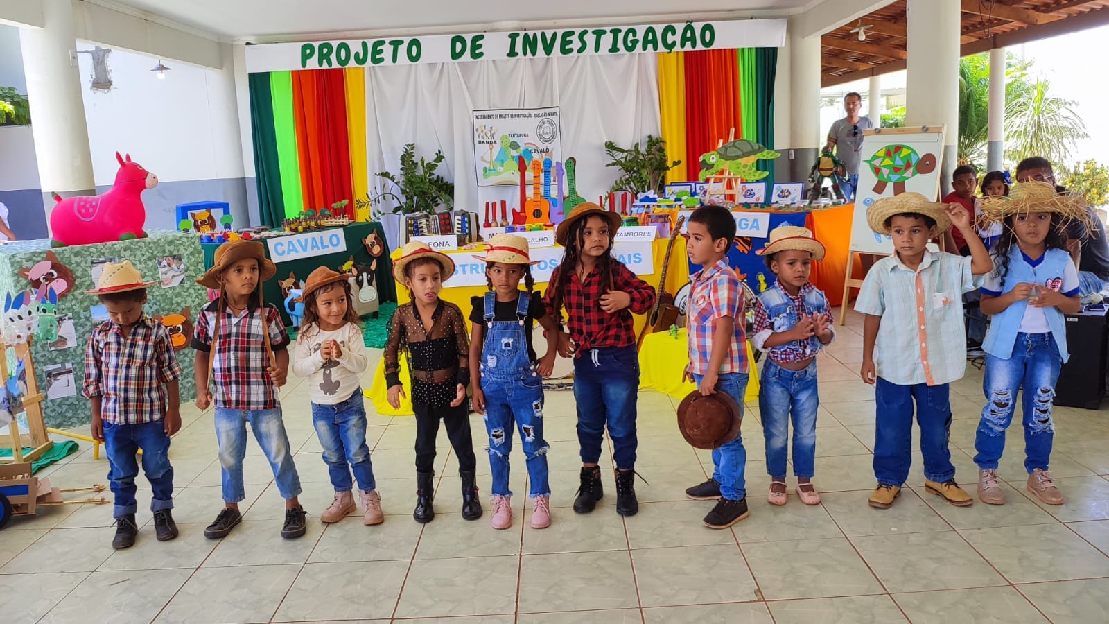 Encerramento do projeto de investigação da educação infantil