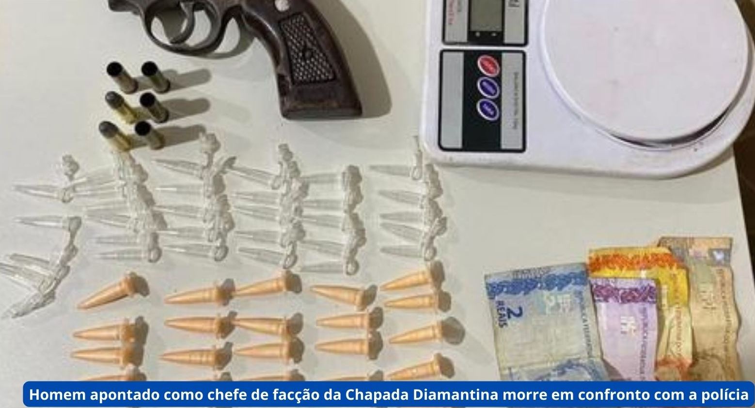 Homem apontado como chefe de facção da Chapada Diamantina morre em confronto com a polícia