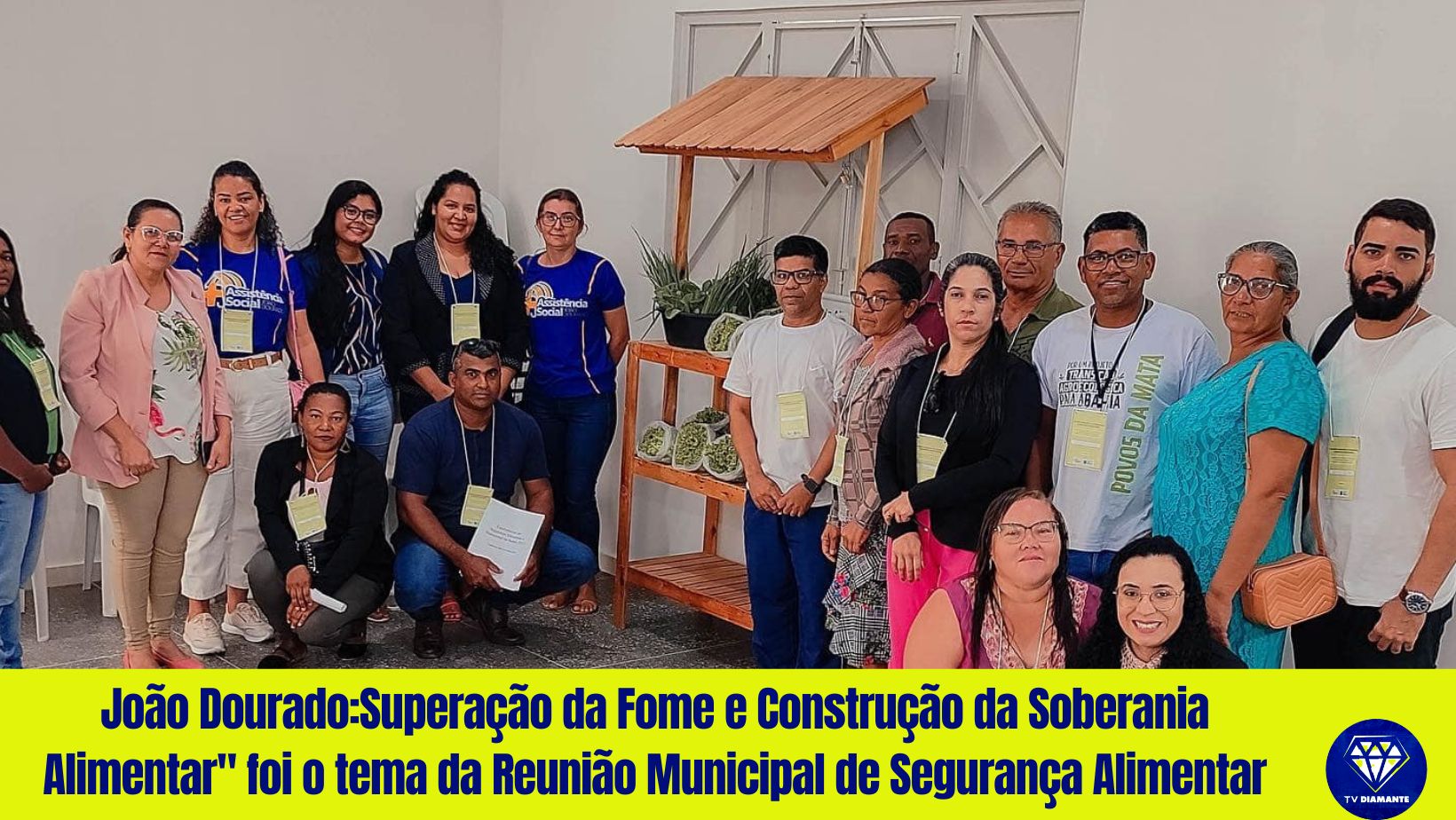 ​Superação da Fome e Construção da Soberania Alimentar" foi o tema da Reunião Municipal de Segurança Alimentar