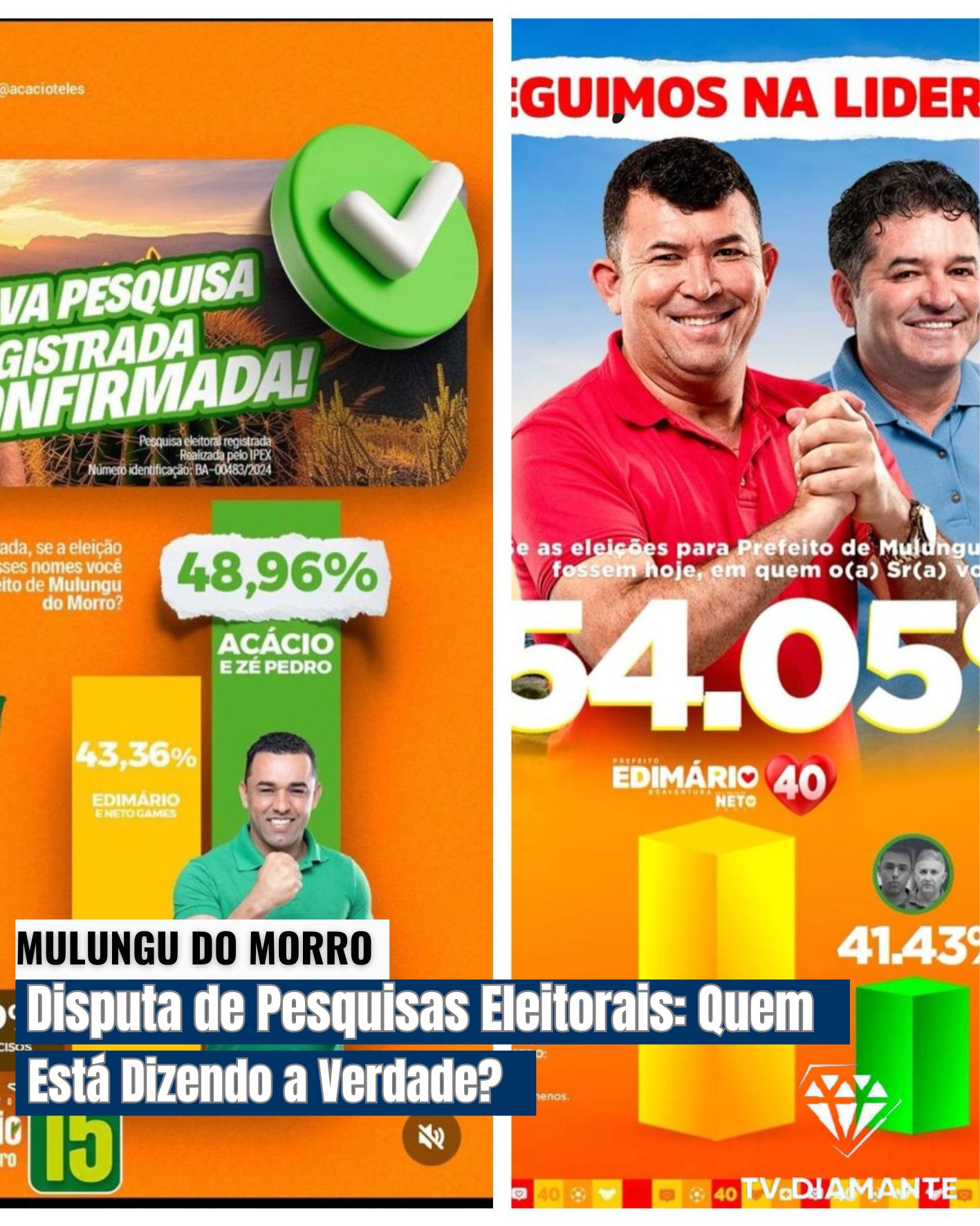 MULUNGO DO MORRO; Disputa de Pesquisas Eleitorais: Quem Está Dizendo a Verdade?